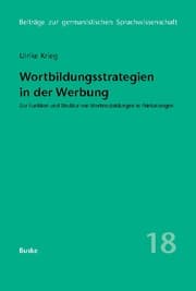 Cover von Wortbildungsstrategien in der Werbung