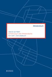 Cover von Einführung in das Altisländische
