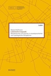 Cover von Lateinische Linguistik