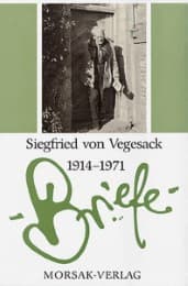 Cover von Briefe Siegfried von Vegesack 1914-1971