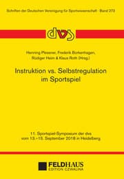 Cover von Instrukion vs. Selbstregulation im Sportspiel