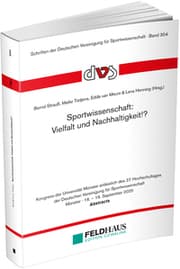 Cover von Sportwissenschaft: Vielfalt und Nachhaltigkeit!?