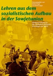 Cover von Lehren aus dem sozialistischen Aufbau in der Sowjetunion
