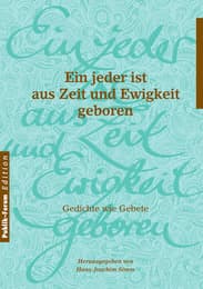 Cover von Ein jeder ist aus Zeit und Ewigkeit geboren