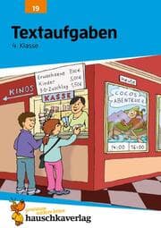 Cover von Mathe 4. Klasse Übungsheft - Textaufgaben
