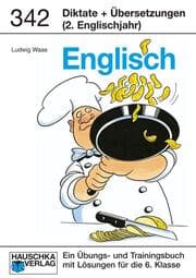Cover von Diktate und Übersetzungen. Englisch 6. Klasse, A5-Heft