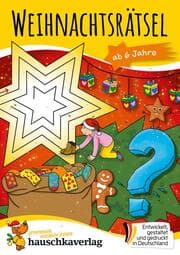 Cover von Weihnachtsrätsel - Rätselblock ab 6 Jahre