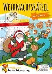 Cover von Weihnachtsrätsel - Rätselblock ab 7 Jahre