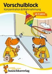 Cover von Vorschulblock ab 5 Jahre für Junge und Mädchen - Konzentration und Wahrnehmung