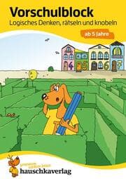 Cover von Vorschulblock ab 5 Jahre für Junge und Mädchen - Logisches Denken, rätseln und knobeln