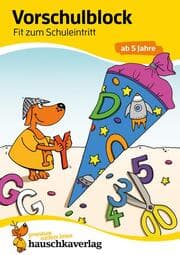 Cover von Vorschulblock ab 5 Jahre für Junge und Mädchen - Fit zum Schuleintritt