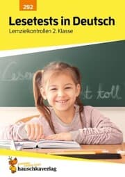 Cover von Übungsheft mit Lesetests in Deutsch 2. Klasse
