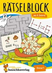 Cover von Rätselblock ab 8 Jahre - Band 1