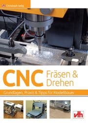 Cover von CNC-Fräsen und -Drehen im Modellbau