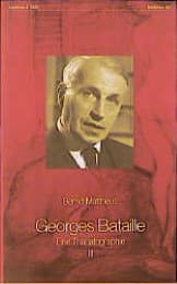 Cover von Georges Bataille. Eine Thanatographie III