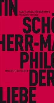 Cover von Philosophie der Liebe