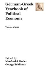 Cover von German-Greek Yearbook of Political Economy', Volume 2