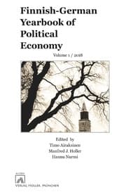 Cover von Finnish-German Yearbook of political Economy, Volume 1