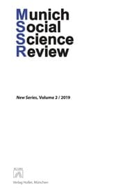 Cover von Munich Social Science Review (MSSR), Volume 2