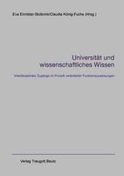 Cover von Universität und wissenschaftliches Wissen