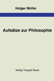 Cover von Aufsätze zur Philosophie