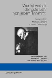 Cover von Wer ist weise? der gute Lehr von jedem annimmt