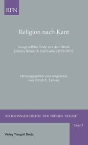 Cover von Religion nach Kant