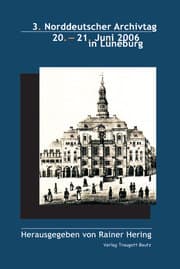 Cover von Norddeutscher Archivtag (3.)