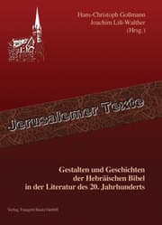 Cover von Gestalten und Geschichten der Hebräischen Bibel in der Literatur des 20.Jahrhunderts