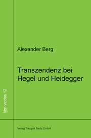 Cover von Transzendenz bei Hegel und Heidegger