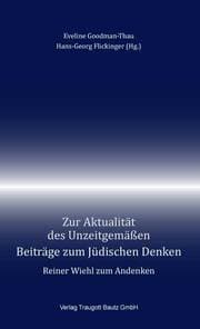 Cover von Zur Aktualität des Unzeitgemäßen