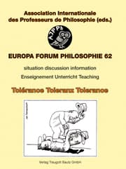 Cover von Tolérance Toleranz Tolerance