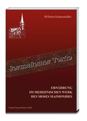 Cover von Ernährung im medizinischen Werk des Moses Maimonides