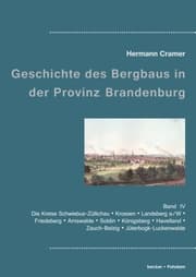 Cover von Beiträge zur Geschichte des Bergbaus in der Provinz Brandenburg