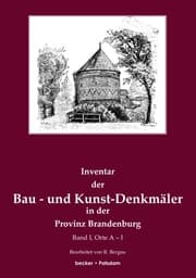 Cover von Inventar der Bau- und Kunst-Denkmäler in der Provinz Brandenburg