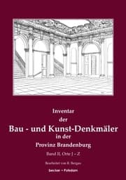 Cover von Inventar der Bau- und Kunst-Denkmäler in der Provinz Brandenburg, Band 2
