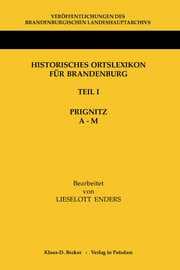 Cover von Historisches Ortslexikon für Brandenburg, Teil I, Prignitz, Band A-M
