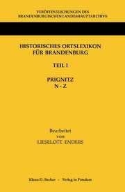 Cover von Historisches Ortslexikon für Brandenburg I: Prignitz N-Z