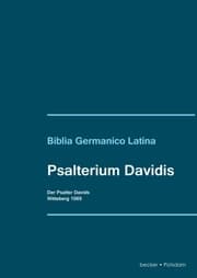 Cover von Psalterium Davidis. Der Psalter Davids