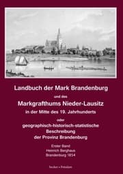 Cover von Landbuch der Mark Brandenburg und des Markgrafthums Nieder-Lausitz. Erster Band