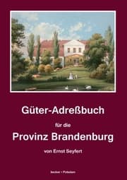 Cover von Güter-Adreßbuch für die Provinz Brandenburg