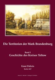 Cover von Territorien der Mark Brandenburg