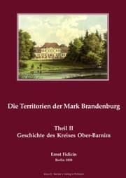 Cover von Territorien der Mark Brandenburg