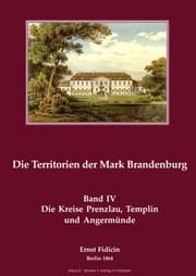 Cover von Territorien der Mark Brandenburg