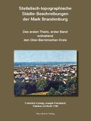 Cover von Statistisch-topographische Städte-Beschreibungen der Mark Brandenburg, 1786