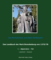 Cover von Das Landbuch der Mark Brandenburg von 1375/76