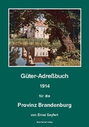 Cover von Güter-Adreßbuch für die Provinz Brandenburg, 1914
