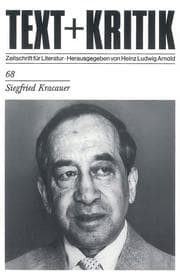 Cover von Siegfried Kracauer