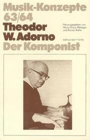 Cover von Theodor W Adorno