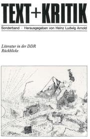 Cover von Literatur in der DDR